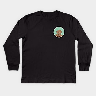 Shooky bt21 kpop Kids Long Sleeve T-Shirt